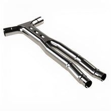 Load image into Gallery viewer, Kooks 15-26 Ford Mustang 5.0L V8 3in. SS Catted Ultra X-Pipe - OEM Connection
