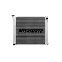 Load image into Gallery viewer, Mishimoto aluminum radiator for 1990-1996 Nissan 300ZX Turbo, manual transmission, with core and side tanks visible.
