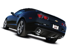 Load image into Gallery viewer, Borla catback exhaust rear section for 2010 Chevrolet Camaro 6.2L V8 S-type, featuring polished metal pipes and muffler components.