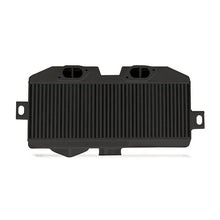Load image into Gallery viewer, Mishimoto Subaru 08-15 WRX STi top-mount intercooler kit with powder-coated black finish and black hoses, showcasing the intercooler and components.