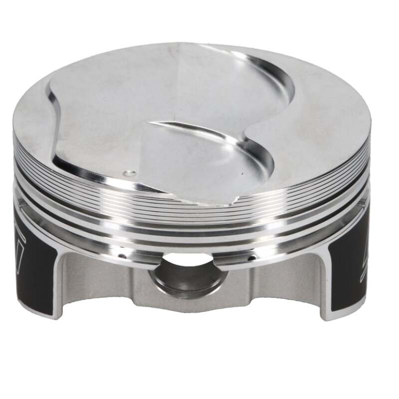 Wiseco SBC LS7 +2.5cc dome forged piston set for 8-cylinder engines, featuring 1.175-inch compression height, shelf stock kit.
