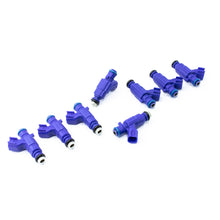 Load image into Gallery viewer, DeatschWerks LS2 / 5.7L &amp; 6.1L HEMI 42lb fuel injector set for 8-cylinder engines, shown in this detailed image.