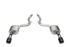 Corsa 2024 Ford Mustang GT Coupe 3in Sport Axle-Back Exhaust - 4.5in Carbon Fiber Tips