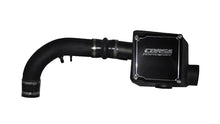 Load image into Gallery viewer, Cold air intake for Chevrolet Camaro SS 2010-2014 with 6.2L V8 engine by CORSA Performance, showing the sleek intake tube and filter.