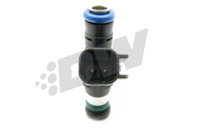 DeatschWerks LS2 and HEMI 60lb fuel injector set for 8-cylinder engines, featuring eight high-performance injectors.