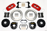 Wilwood AERO4 Rear P-Brake Kit 14.00in Red Mopar/Dana 2.36in Off w/Snap Ring Bearing