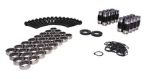 Load image into Gallery viewer, COMP Cams LS-type rocker arm trunnion kit showing metal components and assembly for engine performance upgrade.