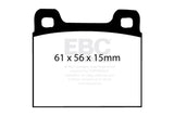 EBC 82-89 Maserati Biturbo 2.5 Twin Turbo Ultimax2 Rear Brake Pads