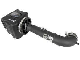 aFe POWER Momentum XP Pro 5R cold air intake system for 2014-2018 GM trucks and SUVs with V8 5.3L engine, featuring large intake tube and filters.