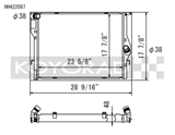 Koyo 08-13 BMW M3 E90/E92/E93 4.0L (MT/DCT) Radiator