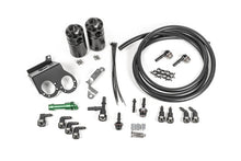 Load image into Gallery viewer, Radium Engineering 15-19 Corvette Z06 dual catch can kit with fluid lock, oil catch cans for engine venting and oil separation.