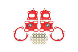 BMR Suspension 11-14 Ford Mustang Caster/Camber Plates - Red