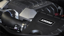 Load image into Gallery viewer, CorSA Performance cold air intake for Chevrolet Camaro SS 6.2L V8 engine, showing the sleek black intake tube and filter components.