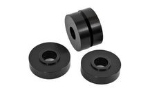Load image into Gallery viewer, Black anodized BMR F-Body motor mount solid bushing upgrade kit for 1993-2002 Camaro and Firebird engine mounts.