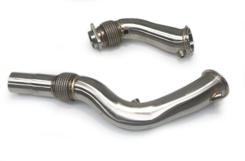 P1Spec BMW M3 M4 F80/F82 3.0T Downpipe Catless with Heatshield