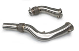 P1Spec BMW M3 M4 F80/F82 3.0T Downpipe 200 Cells Catted with Heatshield