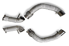 Load image into Gallery viewer, P1Spec BMW M5 F90 Downpipe 200 Cells Catted with Heatshield