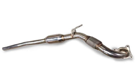 P1Spec Volkswagen MK6/GTI 1.4T/2.0T Downpipe 200 Cells Catted with Heatshield