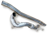 P1Spec Volkswagen 8 GTI 2.0T Downpipe 200 Cells Catted with Heatshield