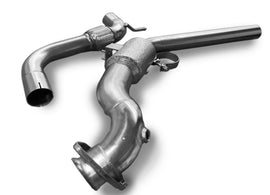 P1Spec Ford Mustang 2.3T Downpipe 200 Cells Catted with Heatshield