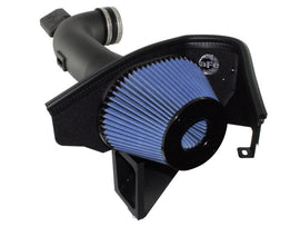 aFe MagnumFORCE Stage-2 P5R cold air intake system for Chevrolet Camaro 2010-2011 V8 6.2L engine, featuring high-performance air filters and piping.