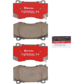 Brembo OE ceramic brake pad for 2007+ Dodge Challenger and 2005-2010 Dodge Charger front brake system, designed for high performance.