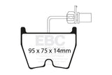 EBC Racing 15-16 Audi RS3 8V 2.5T SR-11 Sintered Race Front Brake Pads