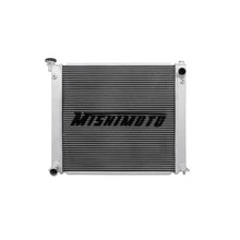 Load image into Gallery viewer, Mishimoto aluminum radiator for 1990-1996 Nissan 300ZX Turbo, featuring a sleek silver finish and fitting securely in the engine bay.