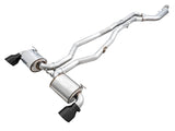 AWE Tuning 2020 Toyota Supra A90 Non-Resonated Touring Edition Exhaust - 5in Diamond Black Tips