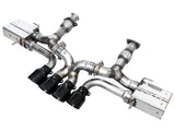 AWE Tuning 2023 C8 Corvette Z06 SwitchPath Cat-Back Exhaust - Diamond Black Tips