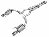 AWE Tuning 2024 Ford Mustang GT Fastback S650 RWD Touring Catback Exhaust w/ Dual Chrome Silver Tips