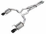 AWE Tuning 2024 Ford Mustang GT Fastback S650 RWD Touring Catback Exhaust w/ Dual Diamond Black Tips