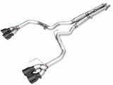 AWE 2024 Ford Mustang GT Fastback S650 RWD Track Edition Cat-Back Exhaust w/ Quad Diamond Black Tips