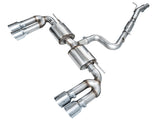 AWE Tuning 22-24 Audi 8Y S3 Touring Edition Exhaust - Chrome Silver Tips
