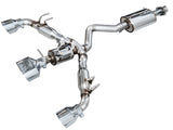 AWE Tuning 23-24 Toyota GR Corolla Touring Edition Cat-Back Exhaust - Chrome Silver Tips