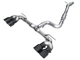 AWE Tuning MK8 Volkswagen Golf R 3in Track Edition Quad Exhaust - Diamond Black Tips