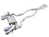 AWE Tuning SwitchPath Cat-Back Exhaust for BMW G8X M3/M4 - Chrome Silver Tips