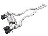 AWE Tuning SwitchPath Cat-Back Exhaust for BMW G8X M3/M4 - Diamond Black Tips