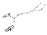 AWE Tuning Audi B9 S5 Sportback SwitchPath Exhaust - Non-Resonated (Silver 102mm Tips)