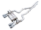AWE Tuning BMW F8X M3/M4 SwitchPath Cat-Back Exhaust - Chrome Silver Tips