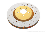 DBA 2014 Audi A6 Front 4000 Series Drilled & Slotted Rotor