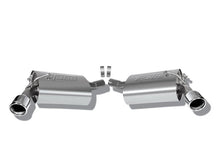 Load image into Gallery viewer, Borla axle back exhaust rear section for 2010 Camaro 3.6L V6, excluding 2013RS, showing the stainless steel muffler and piping.