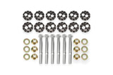 BMR 97-04 Chevrolet Corvette C5 Front & Rear Lower Control Arms Camber Bolt Kit - Black Anodized