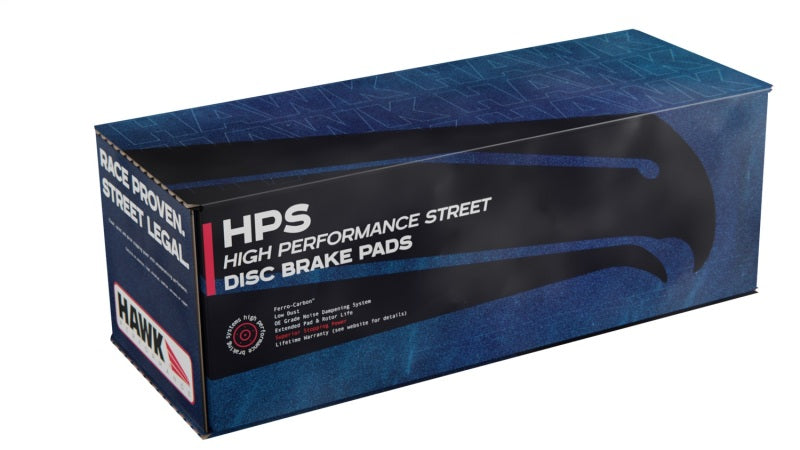 Hawk Performance brake pads for Subaru BRZ and Scion FR-S, front street performance brake pads with black friction material