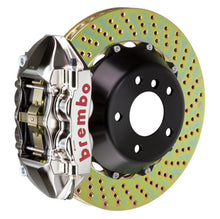 Load image into Gallery viewer, Brembo 22+ GTR BBK performance rear brake kit with 4-piston billet calipers and 345x28mm drilled nickel rotors for Toyota GR86