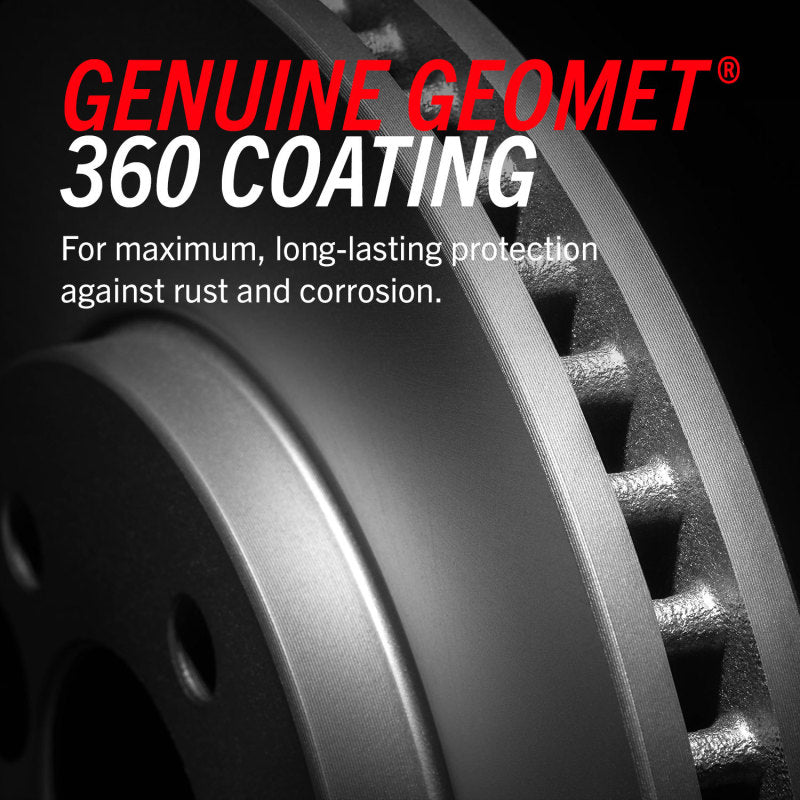 PowerStop rear brake rotor for Subaru BRZ, Evolution Geomet coated, OE-quality cryo-treated brake rotor with detailed venting.