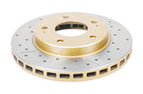 DBA 95-05 Chrysler Sebring Rear Rotor Front Street Series Drilled & Slotted Rotor w/Gold Hat