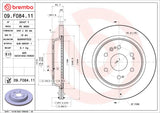 Brembo OE 21-22 Cadillac Escalade/2022 GMC Sierra 1500/21-22 Yukon UV Coated Brake Disc - Rear