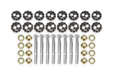 BMR 14-19 Chevrolet Corvette C7 Front & Rear Lower Control Arms Camber Bolt Kit - Black Anodized