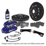 EBC Racing 13-19 Volkswagen Golf GTI Blue 6 Piston Apollo Calipers 355mm Rotors Front Big Brake Kit